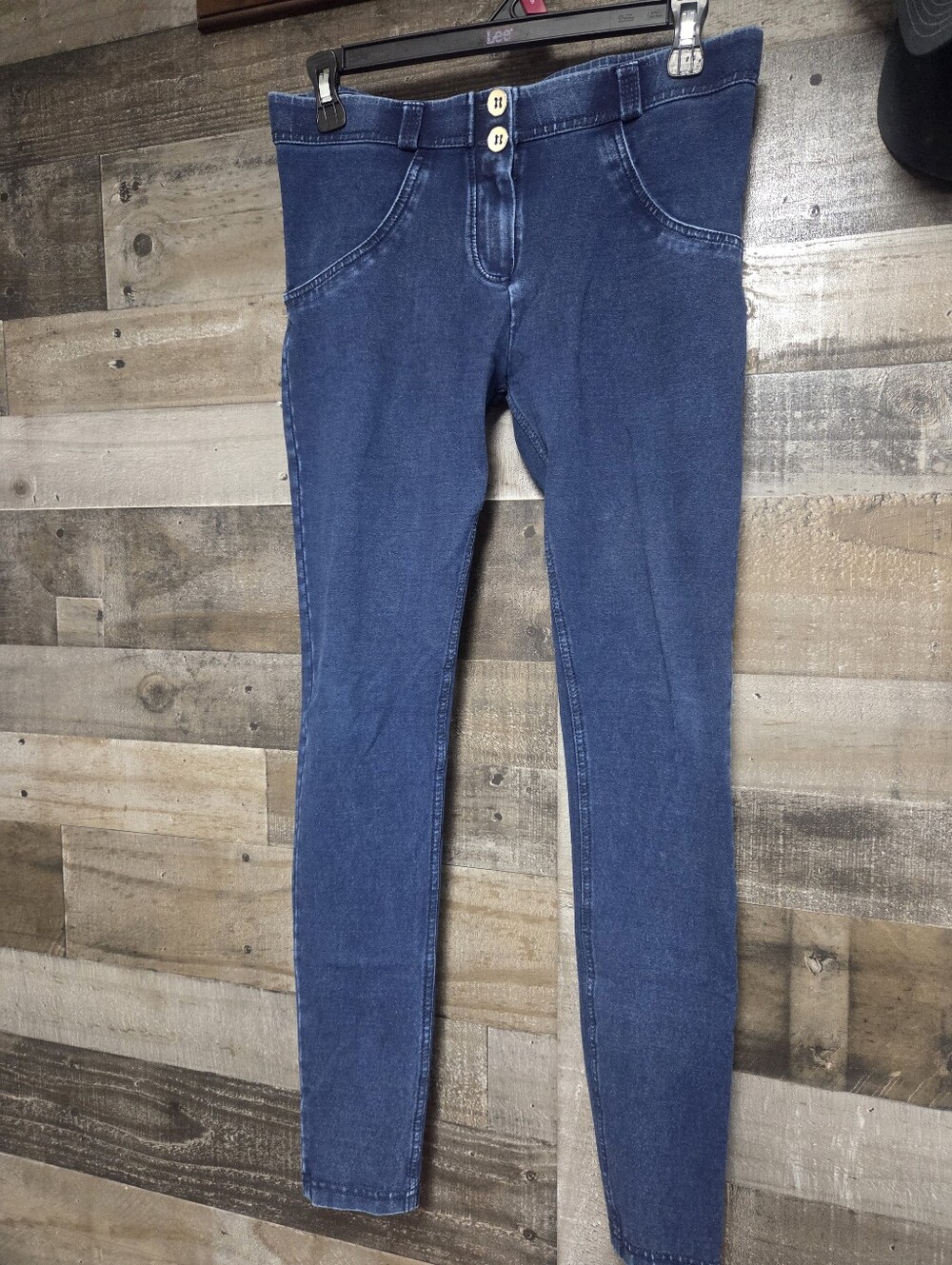 Freddy Women's Skinny Jumpsuit Pants in Navy Blue